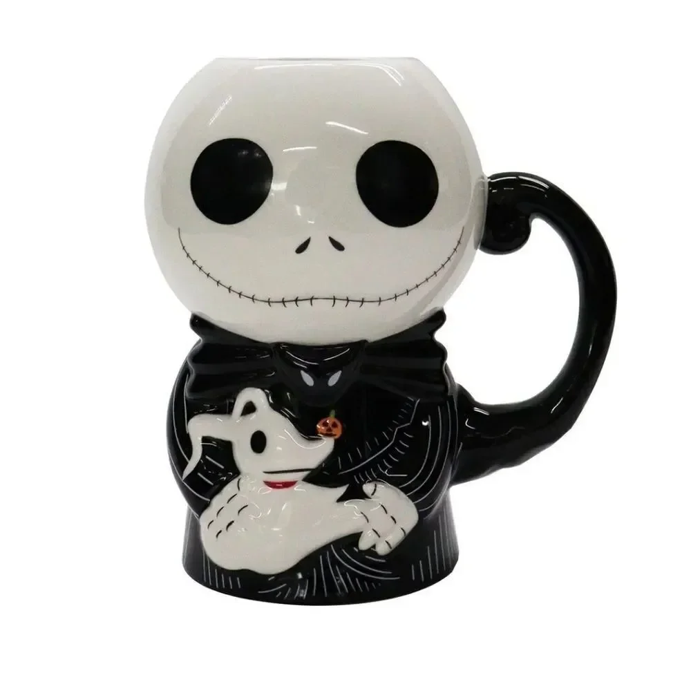 Disney Nightmare Before Christmas Jack Skellington Ceramic Mug 3D Sculpted 16oz